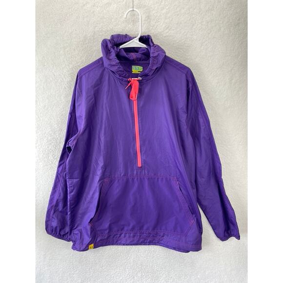 Under Armour MTN Men’s XL Purple Windbreaker Jacket Loose Fit Hooded Lightweight - Picture 2 of 8